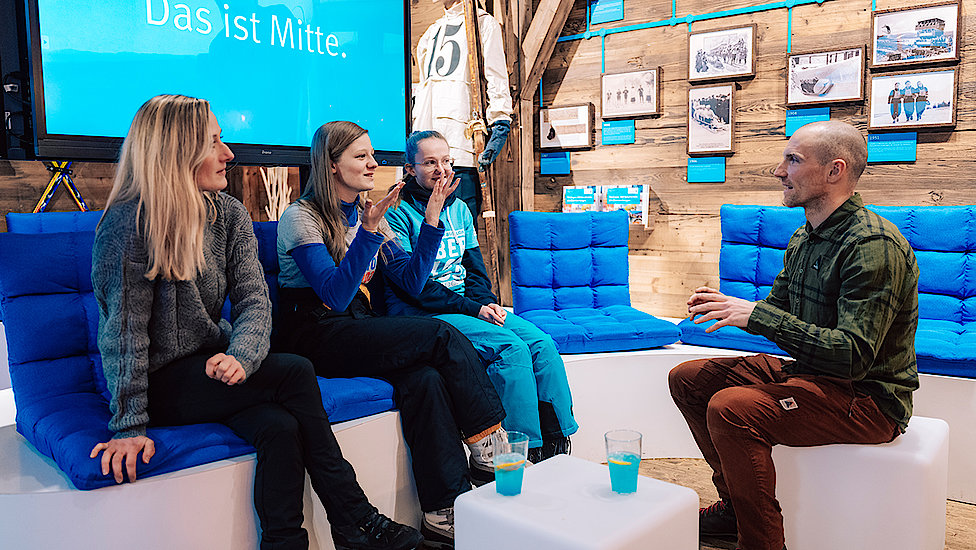 Meet&Great mit Biathlet Erik Lesser in der „Das ist Thüringen“ Eventhütte